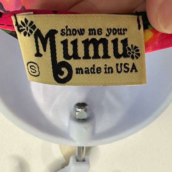 Show Me Your MuMu Jamie Tunic Dress in Fuorescent Floral Size Small, Rare, Fun - Picture 5 of 7